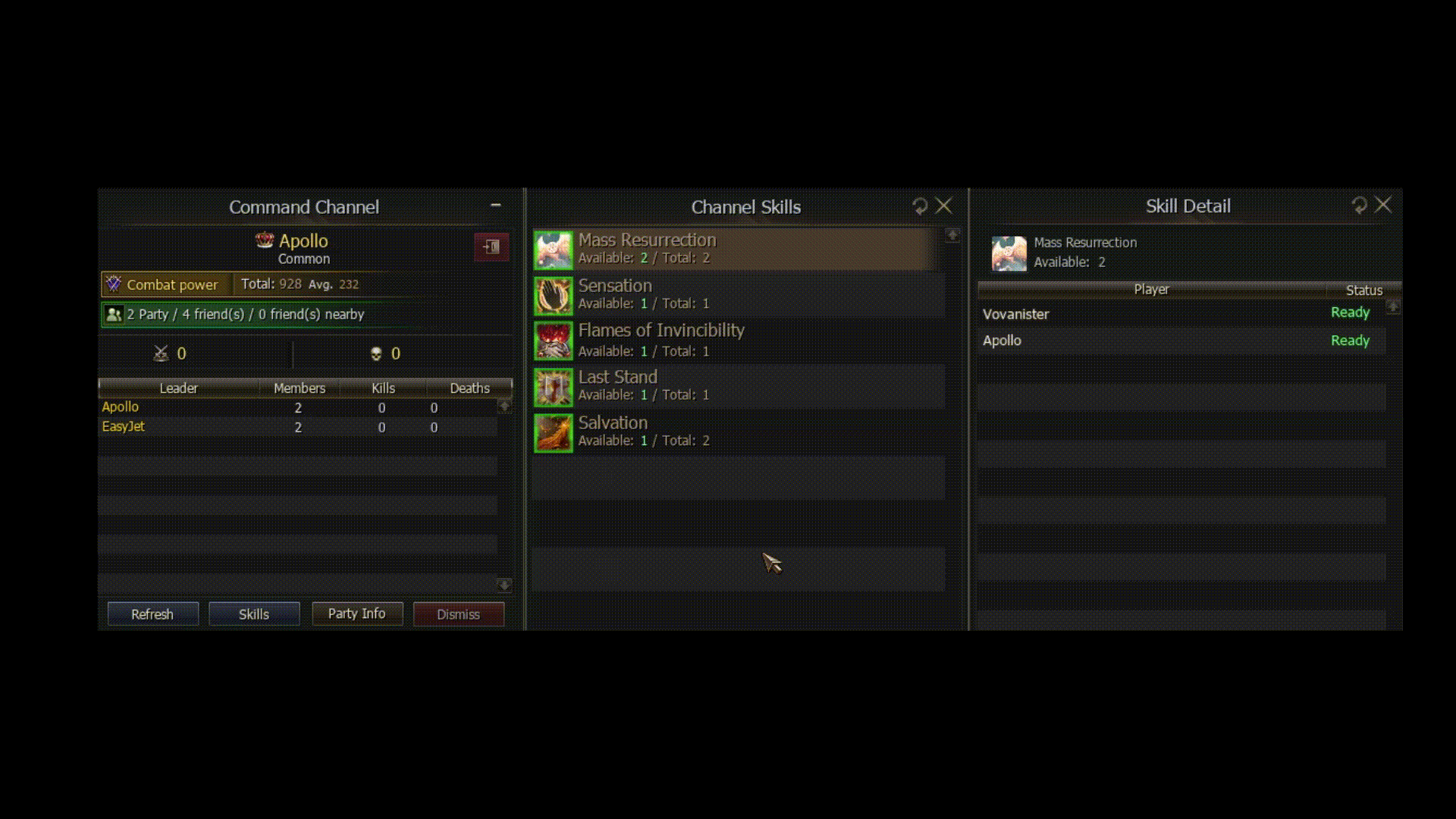 Interface changes support animation